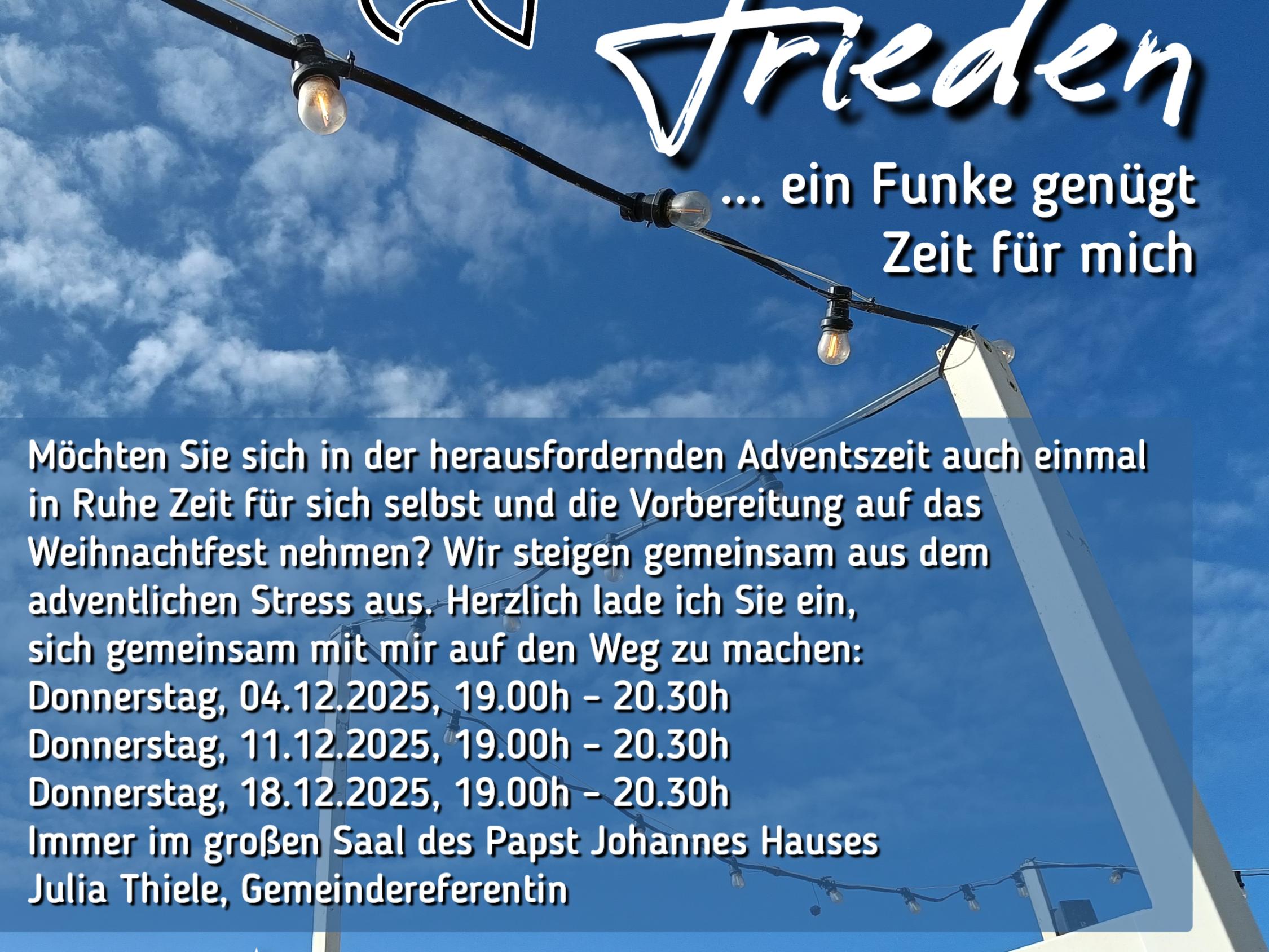 Exerzitien im Alltag Advent 2025 Thiele