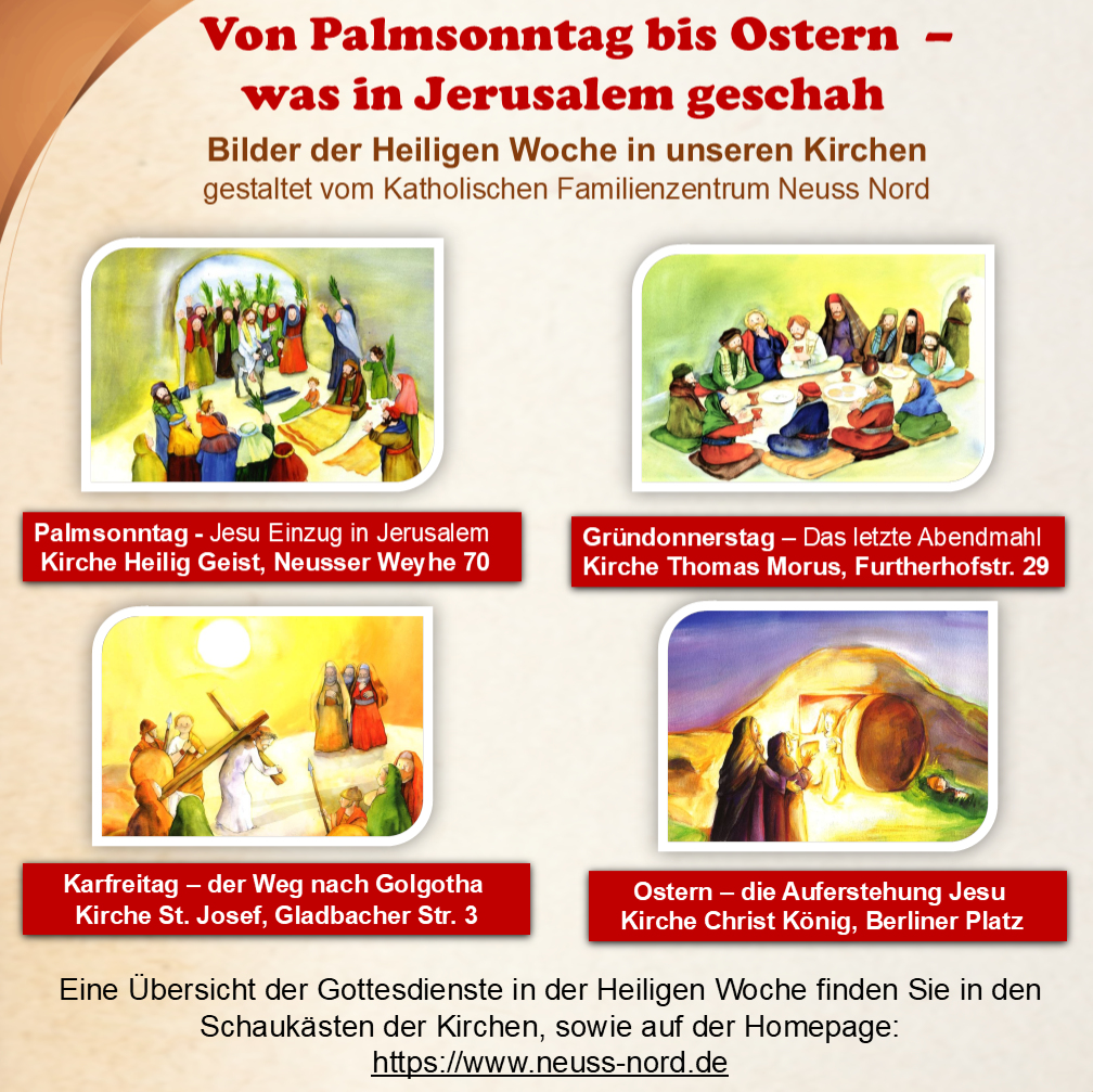 Palmsonntag bis Ostern KiTa