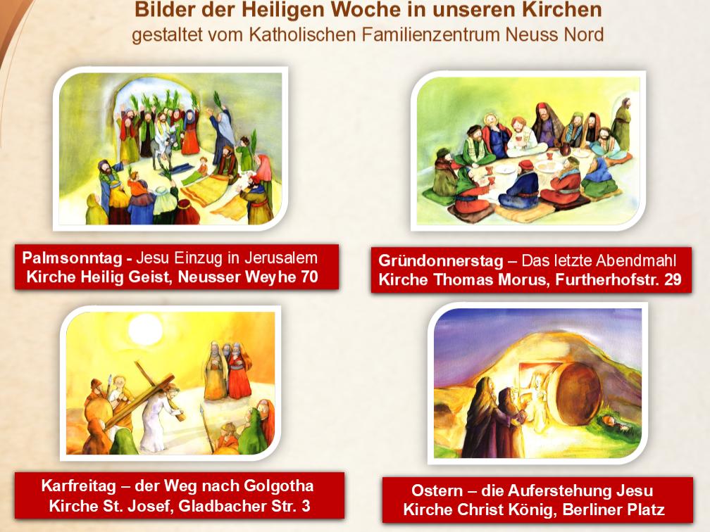 Palmsonntag bis Ostern KiTa