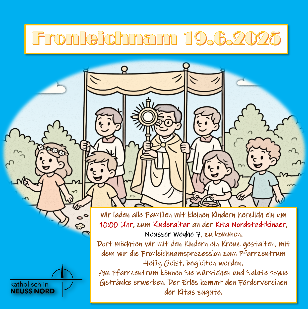 Fronleichnam Einladung 2025 KiTa