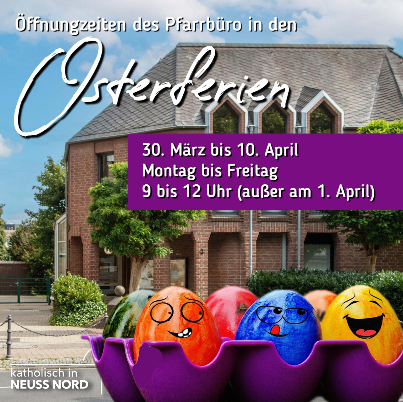 Öffnungszeiten Osterferien 2026