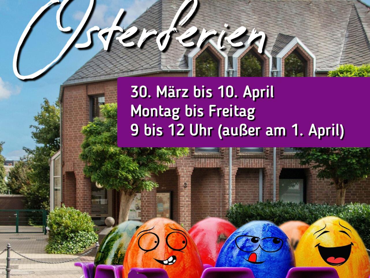 Öffnungszeiten Osterferien 2026