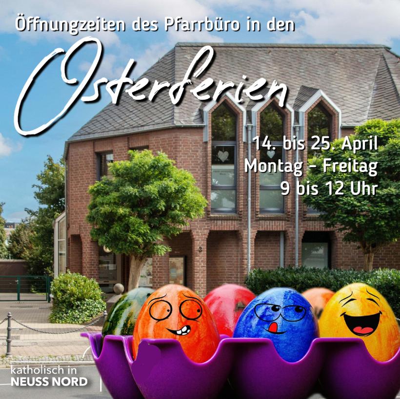 Öffnungszeiten Osterferien