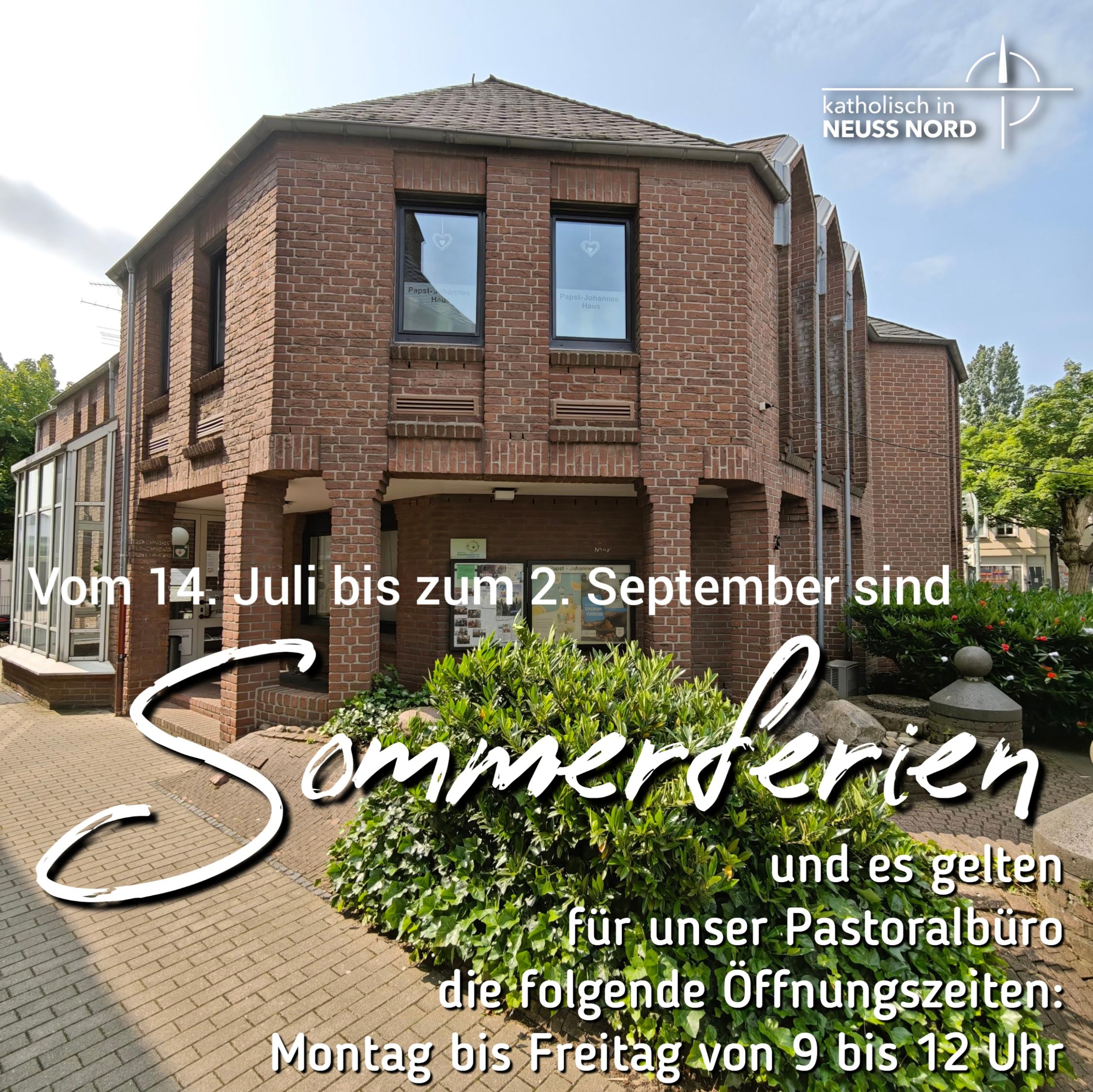 Oeffnungszeiten Sommerferien 2025