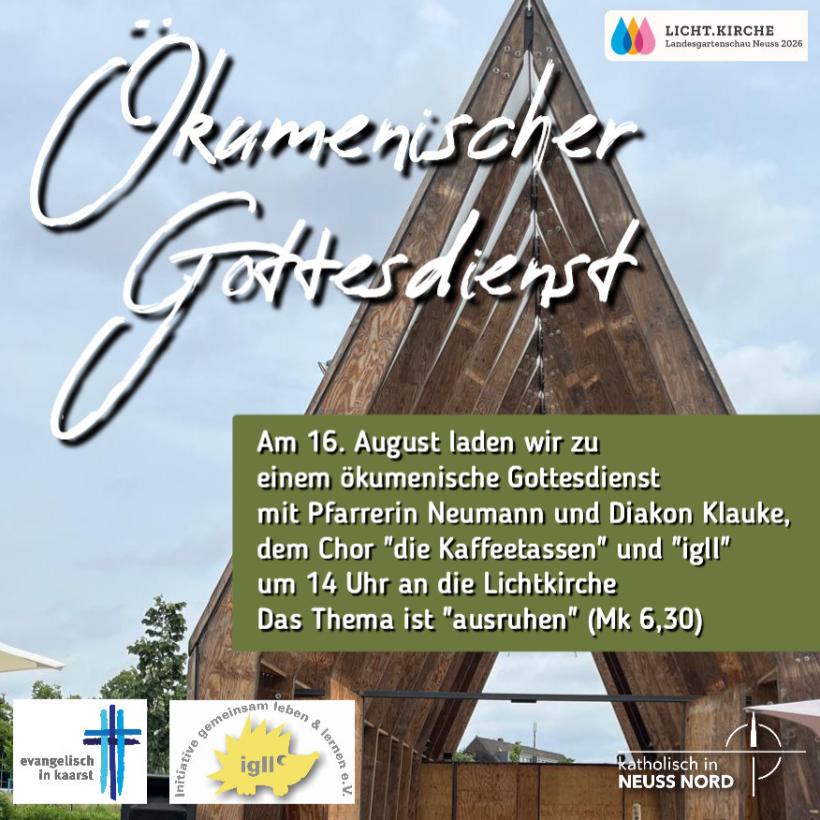 Ökumene Lichtkirche 16-08-2026